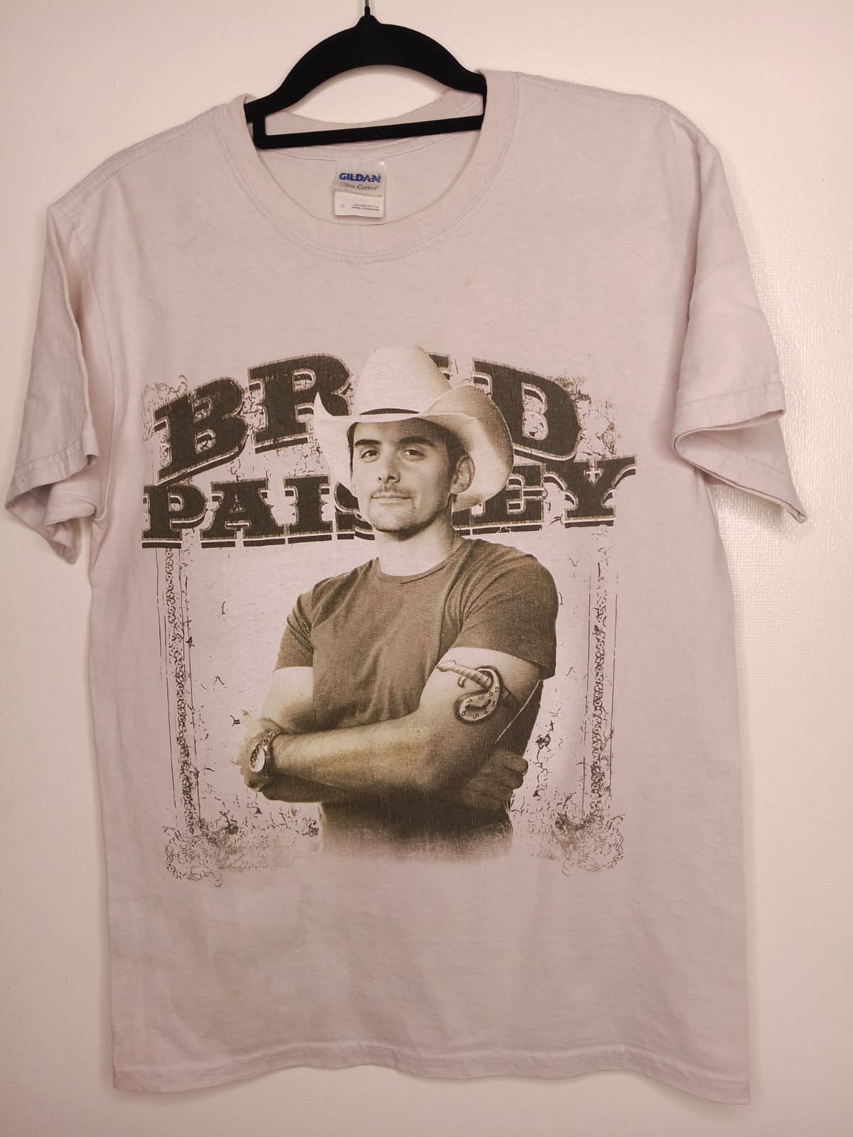 Camiseta de Gira Brad Paisley - Bonfires & Amplifiers Tour (Usada)
