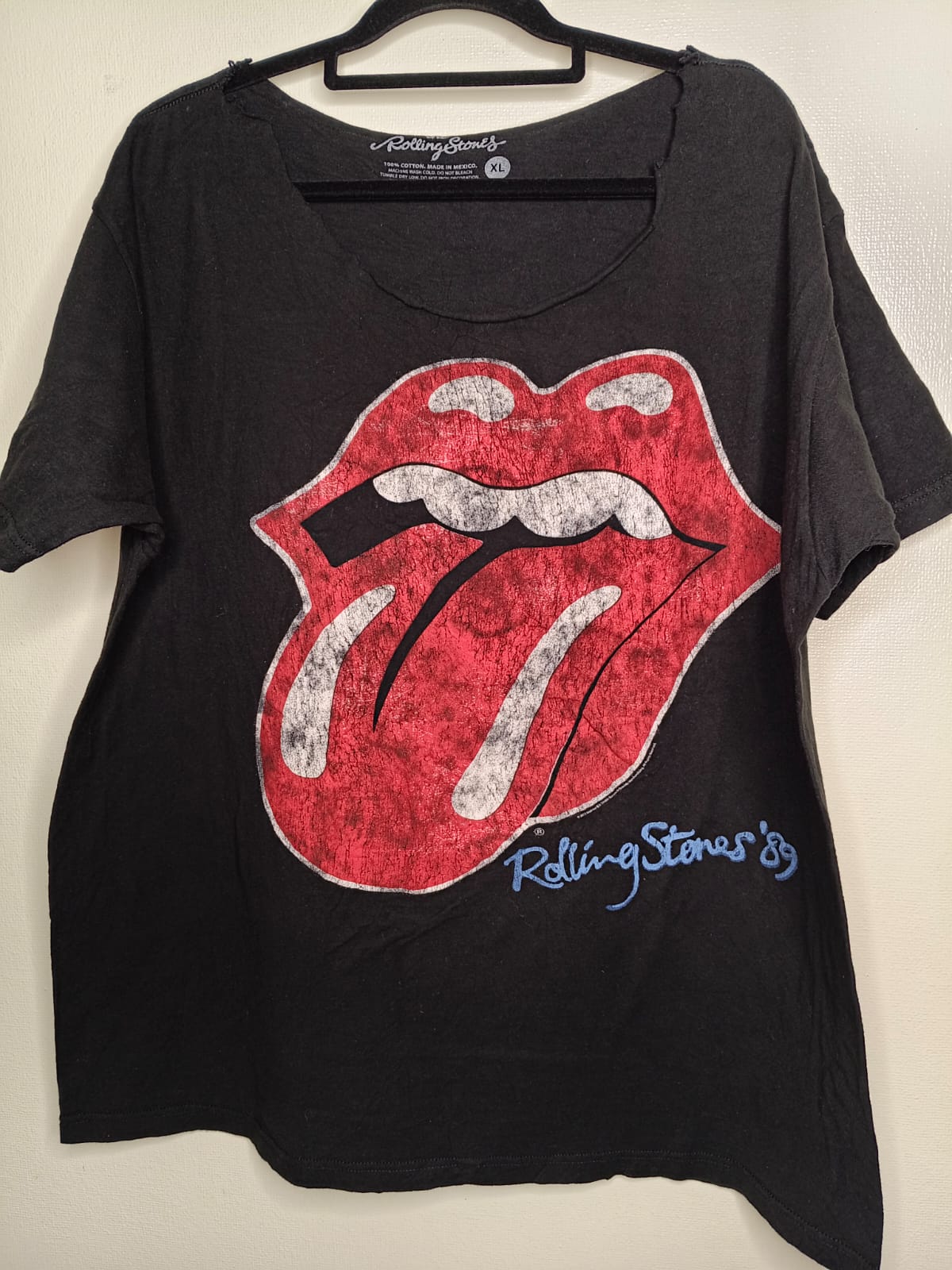 Camiseta The Rolling Stones '89 - Logo Clásico (Usada)