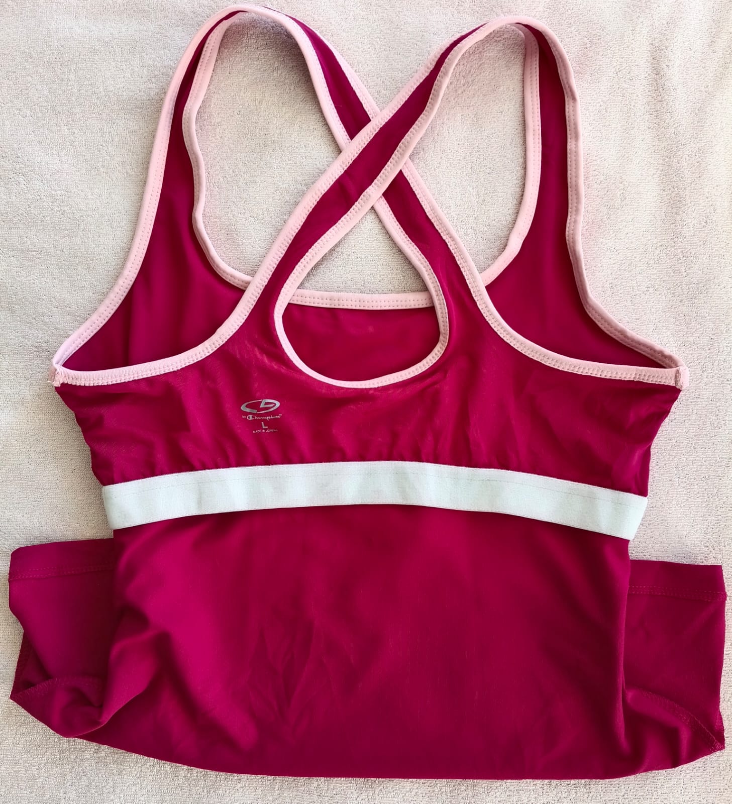 Polera Deportiva con Peto Integrado CHAMPION – Rosa Fucsia (Usada)