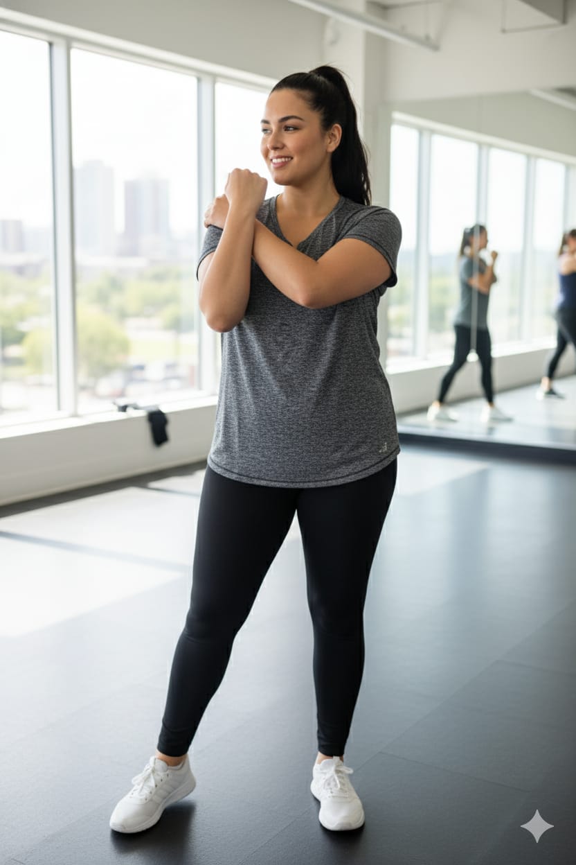 Camiseta Deportiva Gris Oscuro Cuello V – Cómoda y Transpirable (Usada)