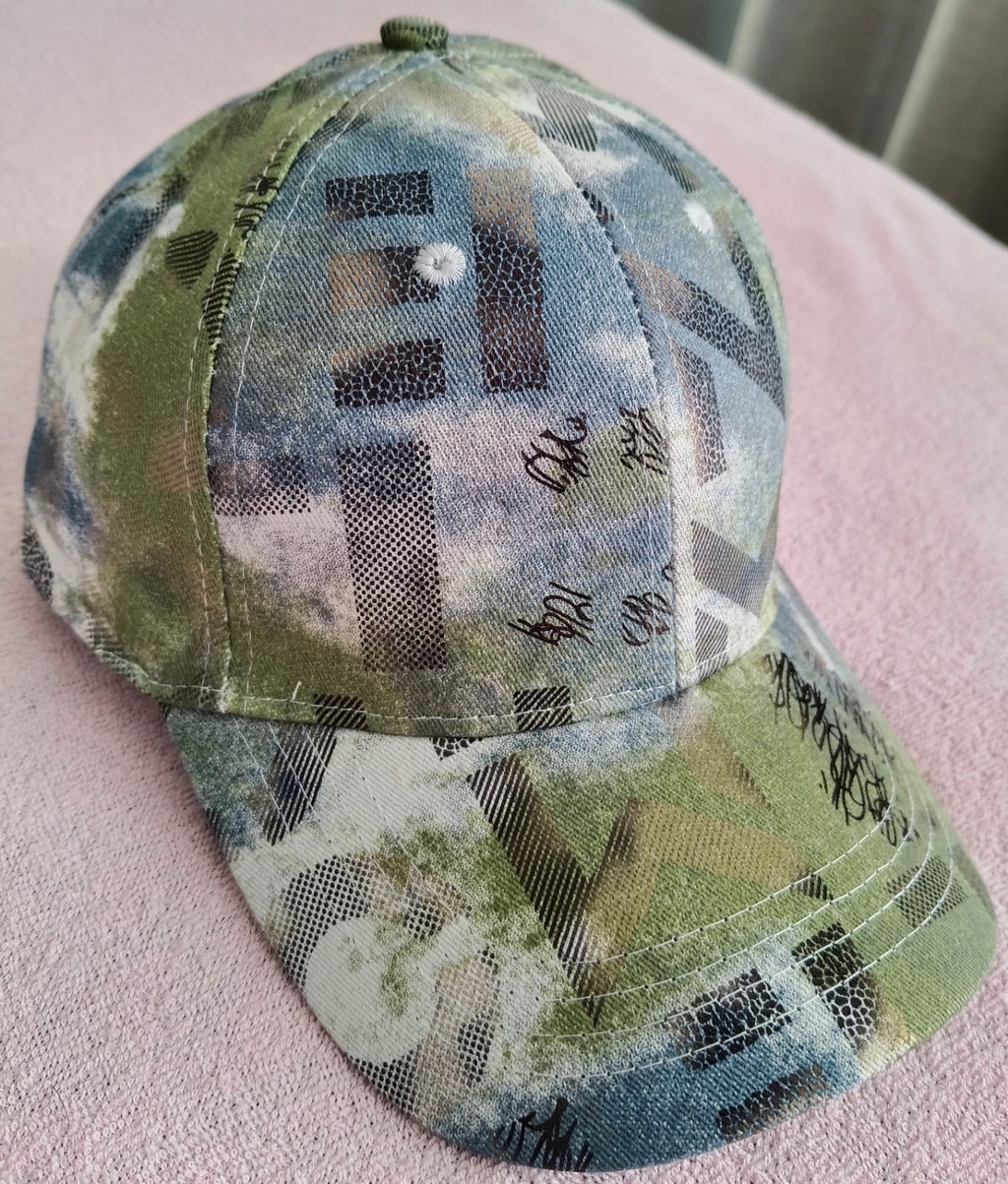 Gorra Baseball Militar Abstracta Camuflaje - Estilo Urbano (Nueva)