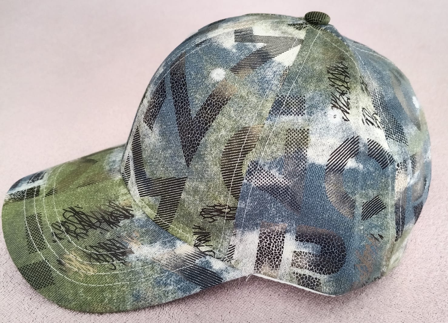 Gorra Baseball Militar Abstracta Camuflaje - Estilo Urbano (Nueva)
