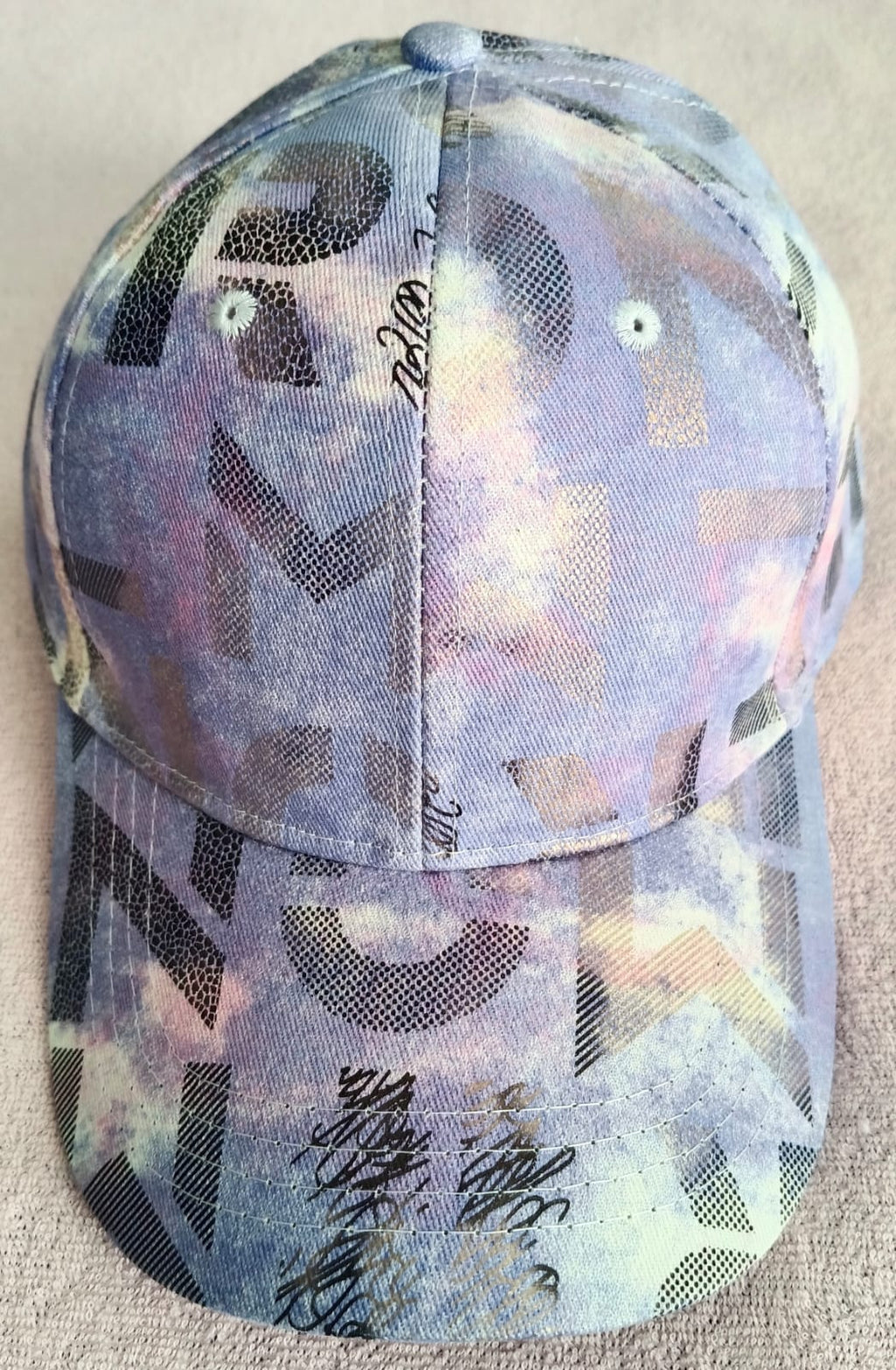 Gorra Baseball Tie-Dye Multicolor Abstracta - Estilo Urbano (Nueva)