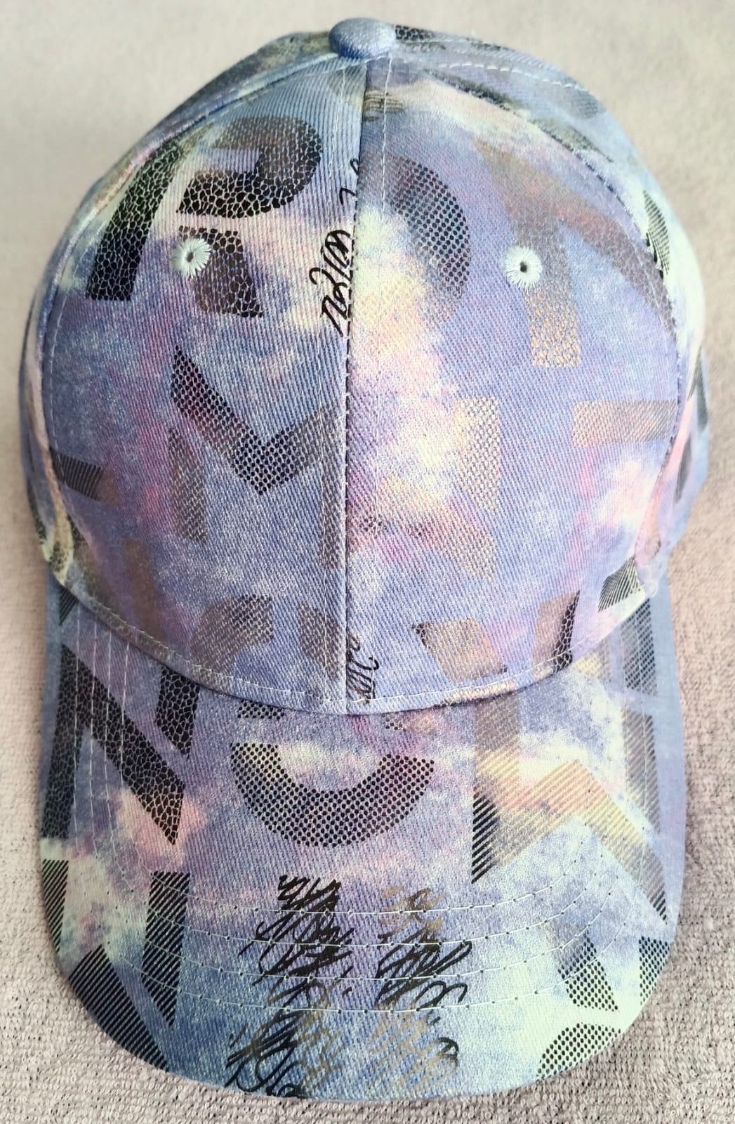 Gorra Baseball Tie-Dye Multicolor Abstracta - Estilo Urbano (Nueva)